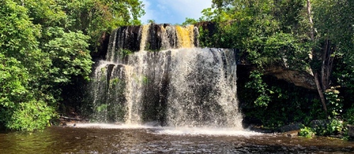 Cachoeira do Xixá no período chuvoso